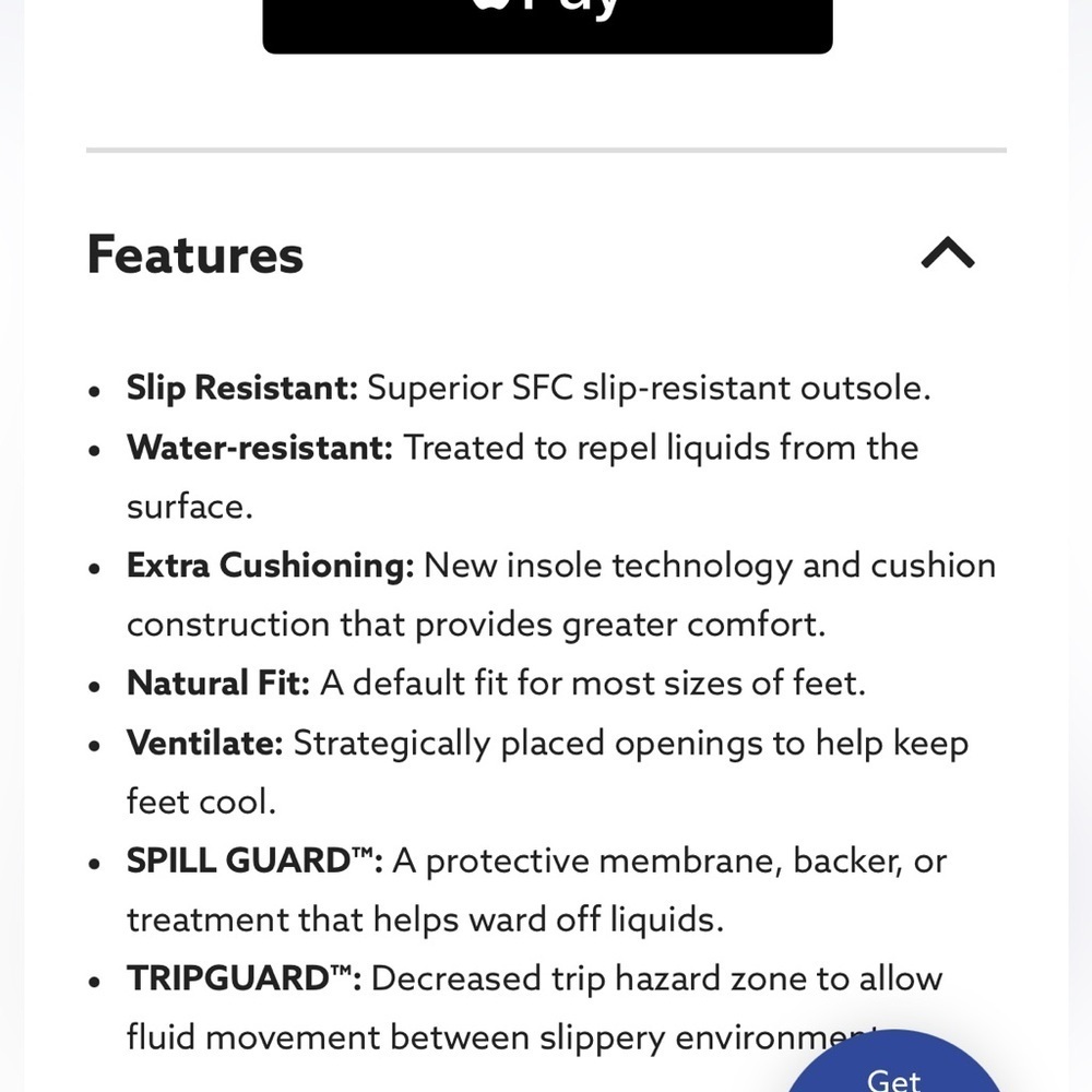 TopCrews Woman's Black Leather Work Slip-Resistant Shoes Sz 10 - Picture 13 of 13